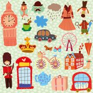 Cute London Icon Set