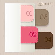 Set of bookmarks stickers labels tags N6