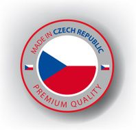 Made in CZECH REPUBLIC seal Flag (Vector) N6