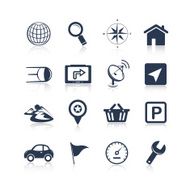 Navigation apps icons