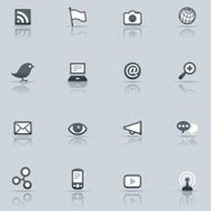 Icon Set Social networking