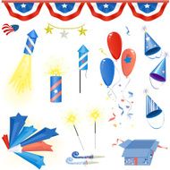 American celebration elements