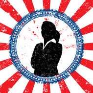 politician election button N2
