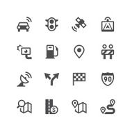 Gps navigation and road icons N6