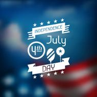 United States of America Independence Day greeting card N19
