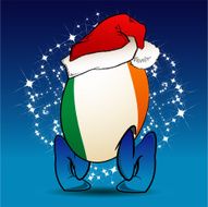 CHRISTMAS IRISH FLAG CHARACTER