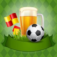 Beer and Soccer Ball N2