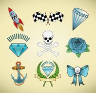 tattoo elements collection N2