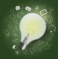 Blackboard communication icons N2