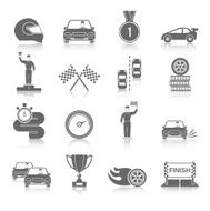 Auto Sport Icons Set