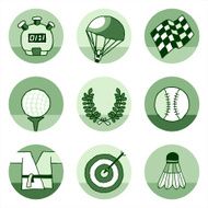 Sports icons set 2