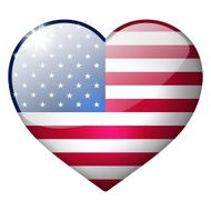 usa heart button