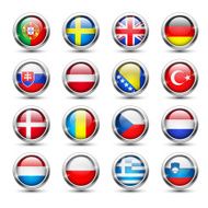 World flag glass icons N7