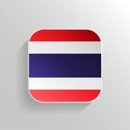 Vector Button - Thailand Flag Icon
