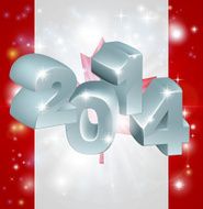 Canada flag 2014 N2