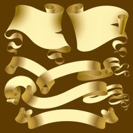 Gold banners II