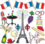 Paris France Clip Art Celebration