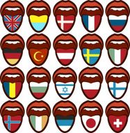 Tongue flags