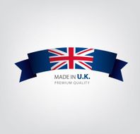 made in United Kingdom ribbon seals UK Flag (vector Art)