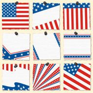 USA Paper Design Elements