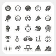 sport icons set N6