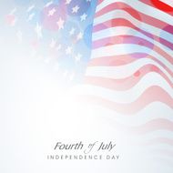 American national flag waving background