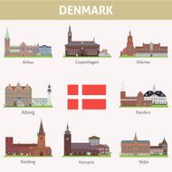 Denmark Symbols of cities