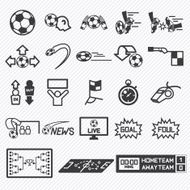 Soccer Icons set N26