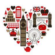 Love London heart symbol N2