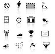 Soccer football icons