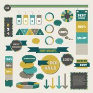 Infographic set collection Vector illustration