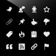 Social media web icons N2