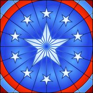 Stained glass star