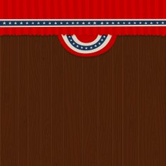 Wooden patriotic background
