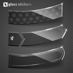 Glass stickers