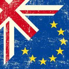 British and european grunge Flag