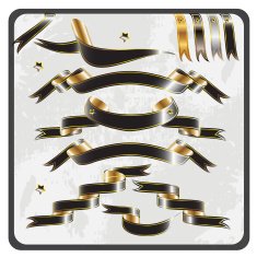 Ribbon Banner Collection - vector illustrations N3