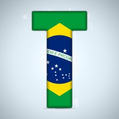 Brazil Alphabet Letters N22