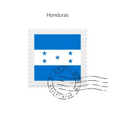 Honduras Flag Postage Stamp