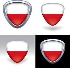 Polish Flag Crest
