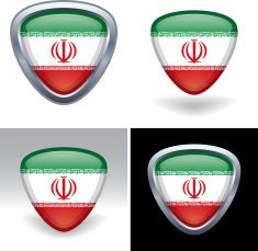 Iranian Flag Crest