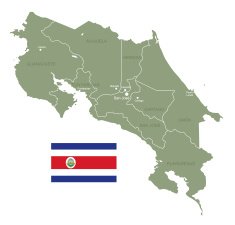 map of Costa Rica N9