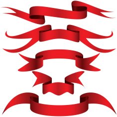 Simply red ribbon