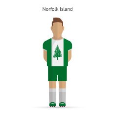 Norfolk Island football player Soccer uniform