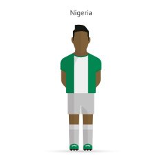 Nigeria football player Soccer uniform