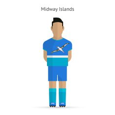 Midway Islands football player Soccer uniform