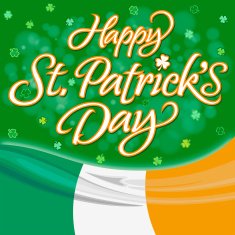 St Patrick's Day Text