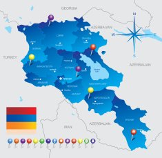 map of armenia N8