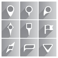 Set of white pointers N2