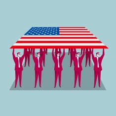 USA Flag N121